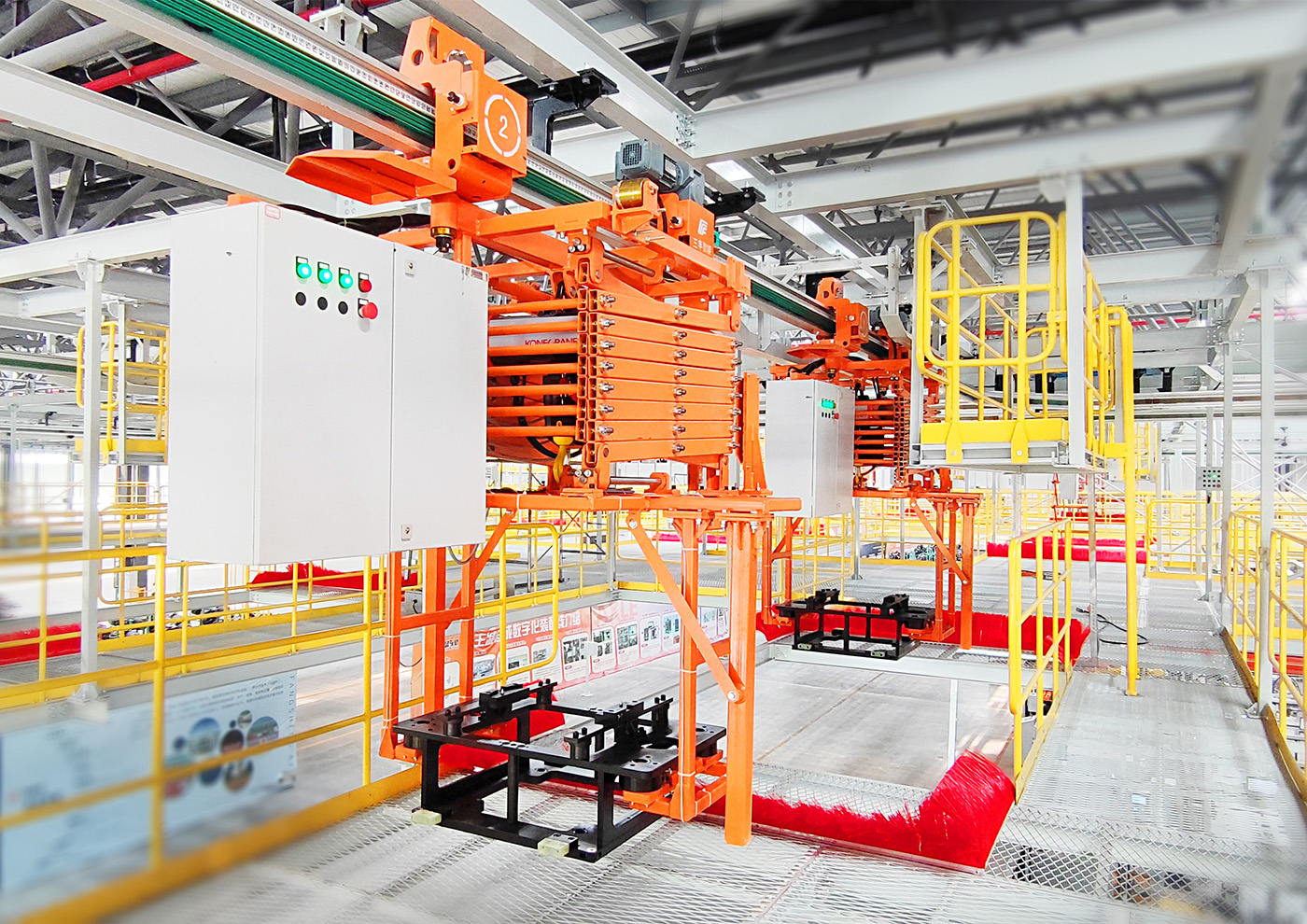 钢轨自行小车输送系统